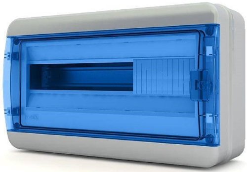Бокс пластиковый Tekfor ЩРН-П-18 BNS 65-18-1 (290х236х102мм) IP65 синяя дверца картинка 