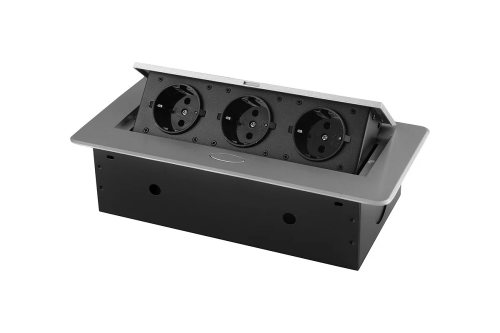 Розетка встраиваемая полуавтоматическая ROCKETSOCKET 3 euro 16a картинка