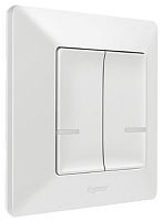 Умный выключатель беспроводной Valena Life Netatmo 2-кл. IP20 белый