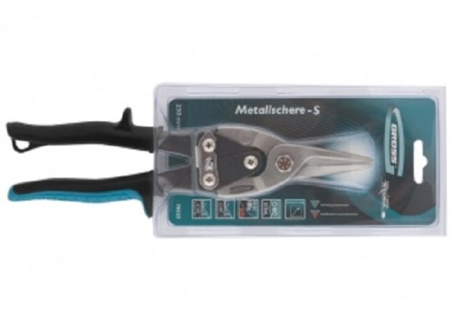 Ножницы по металлу Gross "PIRANHA",250мм, прямой рез, сталь-CrMo, двухкомп.рукоятки фото фото 2 Ножницы по металлу Gross "PIRANHA",250мм, прямой рез, сталь-CrMo, двухкомп.рукоятки картинка фото 2