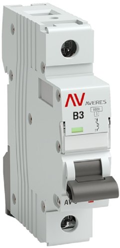 Выключатель автоматический EKF Averes AV-6 1п 3А B 6кА картинка