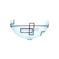 Светильник накладной "Штрих" Альфа Лайт ЛОН 220В Е27 60Вт Стекло/Бра 1/2 картинка 