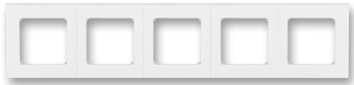 Рамка универсальная ABB EPJ Levit 5-м. белый/ледяной картинка