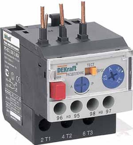 Реле электротепловое DeKraft РТ-03 1,8-2,5А картинка