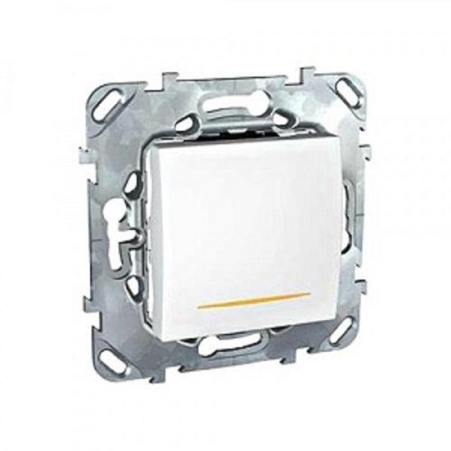 Выключатель с подсветкой без рамки Schneider Electric Unica 1-кл. белый фото фото 2 Выключатель с подсветкой без рамки Schneider Electric Unica 1-кл. белый картинка фото 2