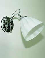 Бра однорожковое Мелодия Света Е27 220В Белый P6170/1W картинка 