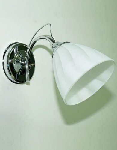 Бра однорожковое Мелодия Света Е27 220В Белый P6170/1W картинка 