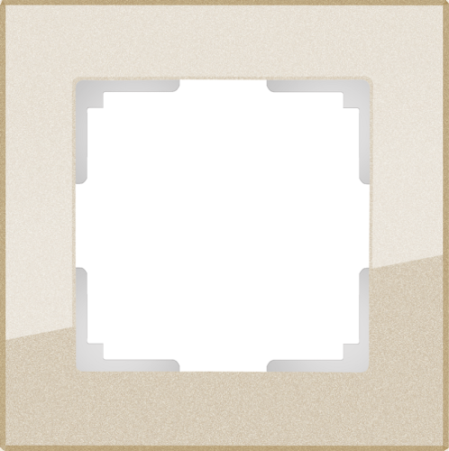 Рамка универсальная Werkel Favorit 1-м. стекло шампань фото фото 2 Рамка универсальная Werkel Favorit 1-м. стекло шампань картинка фото 2