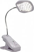 Светильник настольный Эра NLED-420W 220В 1.5Вт 4000К Белый/прищепка картинка 