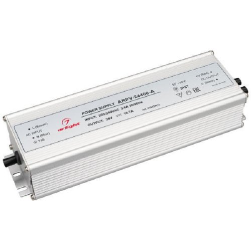 Блок питания для светодиодной ленты Arlight 24В ARPV-LG24400-PFC-A 16,7А 400Вт IP67 картинка 