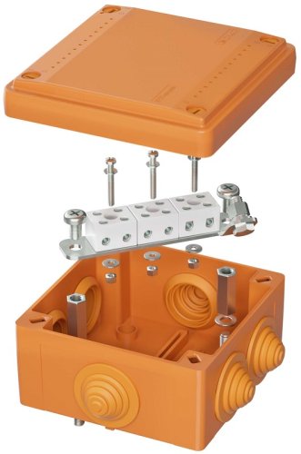 Коробка огнестойкая DKC Vulcan 100x100x50мм 6x4мм IP55 оранжевый Коробка огнестойкая DKC Vulcan 100x100x50мм 6x4мм IP55 оранжевый