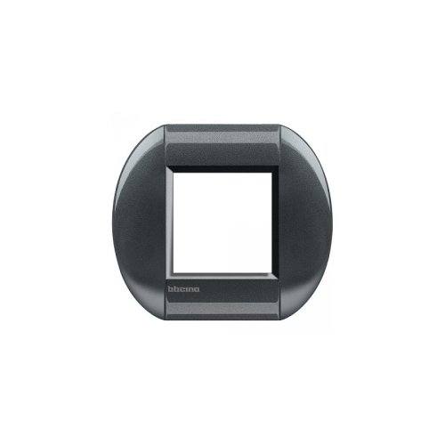 Рамка овальная Legrand BTicino LivingLight 2 мод Сталь  картинка фото 2