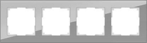 Рамка универсальная Werkel Favorit 4-м. стекло серый фото фото 2 Рамка универсальная Werkel Favorit 4-м. стекло серый картинка фото 2