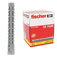 Дюбель Fischer SX 10X80 для полнотелых материалов (1 шт) картинка