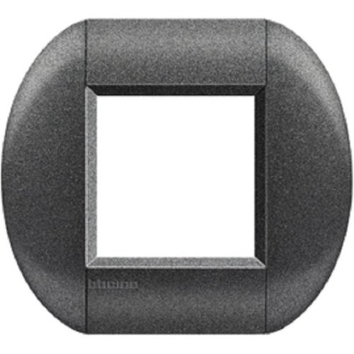 Рамка овальная Legrand BTicino LivingLight 2 мод Графит  картинка фото 2