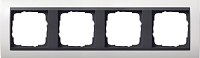 Рамка универсальная Gira Event Clear 4-м. белый матовый/антрацит
