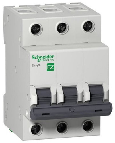 Выключатель автоматический Schneider Electric Easy9 3п 6А C 4.5кА  картинка фото 3