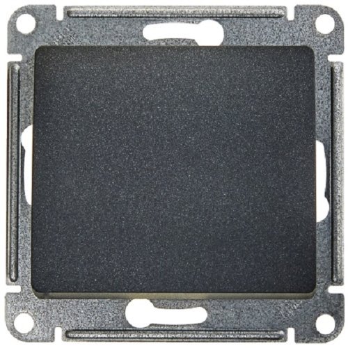 Выключатель без рамки Systeme Electric Glossa 1-кл. антрацит картинка фото 2