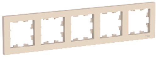 Рамка универсальная Systeme Electric AtlasDesign 5-м. бежевый фото фото 2 Рамка универсальная Systeme Electric AtlasDesign 5-м. бежевый картинка фото 2