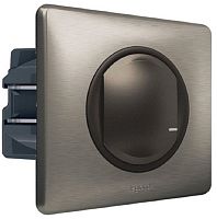 Умный выключатель с опцией диммирования 5-300Вт Valena Celiane Netatmo 1-кл. IP20 графит