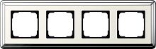 Рамка универсальная Gira ClassiX 4-м. хром/кремовый картинка