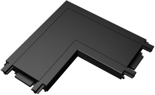 Соединитель IMEX L-обр. для ультратонкого магнитного шинопровода 48В, черный  картинка 
