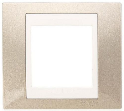Рамка горизонтальная Schneider Electric Unica Хамелеон 1-м. песчаный/бежевый фото фото 2 Рамка горизонтальная Schneider Electric Unica Хамелеон 1-м. песчаный/бежевый картинка фото 2
