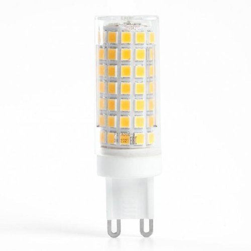 Лампа светодиодная Feron LB-434 JCD Капсула G9 CL 220В 9Вт 780Лм 6400К 16х47мм картинка 