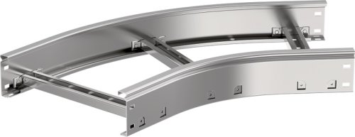 Угол для лестничного лотка горизонтальный IEK LESTA R300 45град. 600х80 картинка