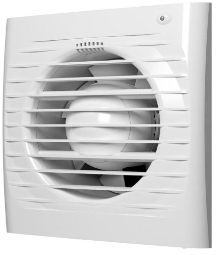 Вентилятор осевой Era 5S D125 c сеткой белый картинка фото 2