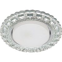 Светильник встраиваемый Feron GX5 CD4045 Прозрачный/хром картинка 