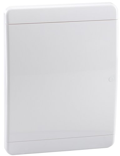 Бокс пластиковый Кэаз OptiBox ЩРВ-П-24 P-BVN-2-24-IP41 (385х290х102мм) IP40 белая дверца картинка 