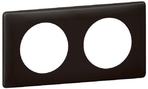 Рамка универсальная Legrand Celiane 3-м. черная перкаль  картинка фото 2