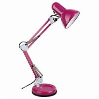 Светильник настольный ЛОН MT2001 A/C 220В 60Вт Фиолетовый/подставка+струбцина картинка 