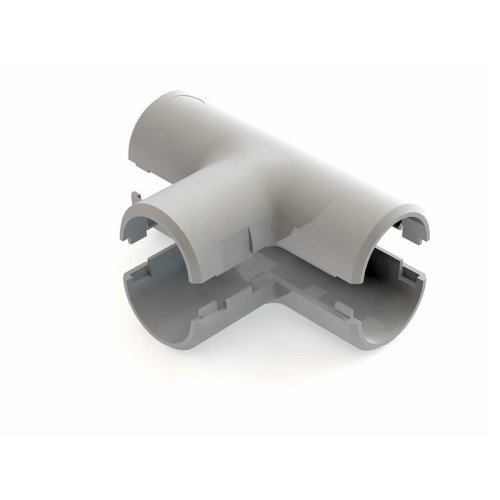 Тройник разборный ПВХ Ruvinil Д=25 IP40 серый фото фото 2 Тройник разборный ПВХ Ruvinil Д=25 IP40 серый картинка фото 2