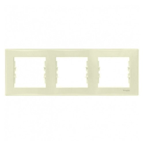 Рамка горизонтальная Schneider Electric Sedna 3-м. бежевый фото фото 2 Рамка горизонтальная Schneider Electric Sedna 3-м. бежевый картинка фото 2