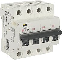 Выключатель автоматический IEK ARMAT M10N 4п 20А D 10кА картинка