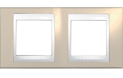 Рамка универсальная Systeme Electric AtlasDesign 2-м. бежевый картинка фото 2