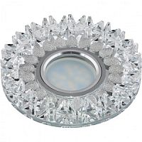 Светильник встраиваемый Fametto/Peonia DLS-P101 GU5.3 CHROME/CLEAR картинка 