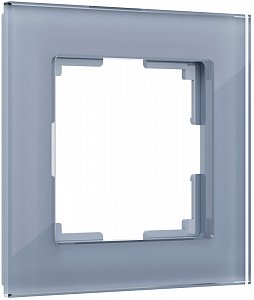 Рамка универсальная Werkel Favorit 1-м. стекло серый