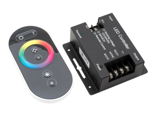 Контроллер для светодиодной RGB ленты 4LED (радио) 4L-RF-SENS-24A 12/24В 24А IP20 288/576Вт фото Контроллер для светодиодной RGB ленты 4LED (радио) 4L-RF-SENS-24A 12/24В 24А IP20 288/576Вт картинка