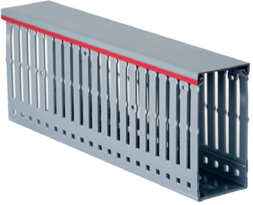 Кабель-канал перфорированный DKC Quadro RL12G 100x80мм (2000мм) серый (уп. 16м.) картинка