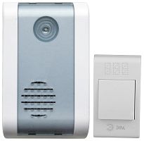 Звонок беспроводной аналоговый ЭРА С31 Бело-серый картинка 