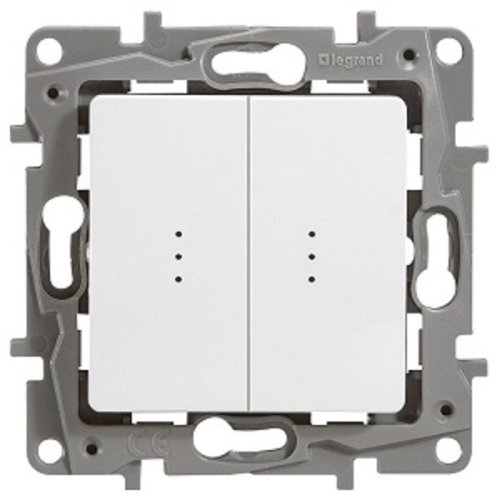 Выключатель с подсветкой без рамки Legrand Etika 2-кл. белый фото фото 2 Выключатель с подсветкой без рамки Legrand Etika 2-кл. белый картинка фото 2