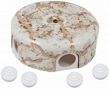 Коробка-ретро распределительная керамика Bironi Лизетта 110х35мм мрамор картинка