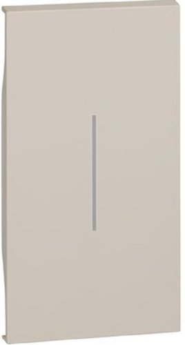 Лицевая панель Legrand BTicino Living Now для 1-кл. 2 мод. выключателя песочный картинка