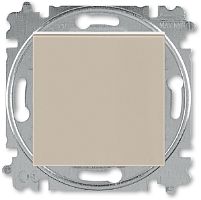 Выключатель кнопочный без рамки ABB EPJ Levit 1-кл. кофе макиато/белый картинка