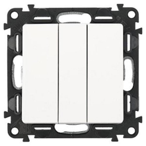 Выключатель без рамки Legrand Valena Life 3-кл. белый картинка фото 2