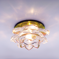 Светильник встраиваемый Италмак Bohemia 220 16 72 G9 65мм/60Вт огран стекло/мультиколор картинка 