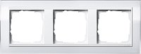 Рамка универсальная Gira Event Clear 3-м. белый глянец/белый